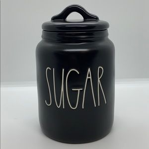 Rae Dunn by Magenta Black sugar canister container